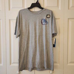 Gonzaga Bulldogs 1887 T-Shirt Size XL Gray 100% Cotton Vintage Soft NWT